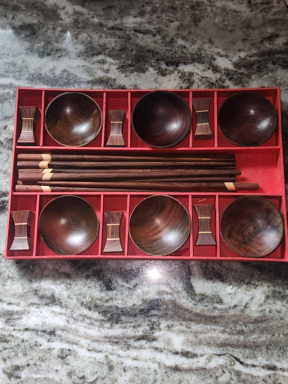 Vintage Japanese Chopsticks Set For 6